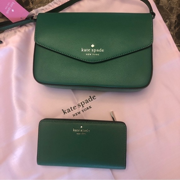 Kate Spade Leather Crossbody + Wallet - Picture 16 of 16